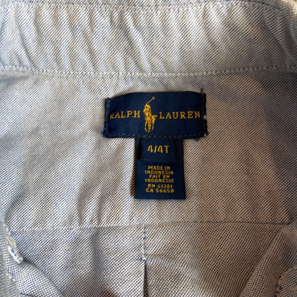Boys Cotton Oxford Shirt - Picture 5 of 5